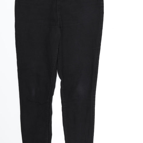 Papaya Womens Black  Denim Jegging Jeans Size 12 L28 in