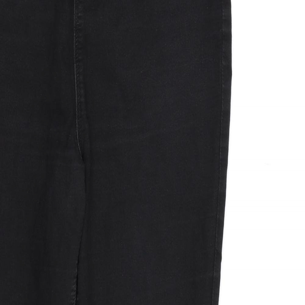 Papaya Womens Black  Denim Jegging Jeans Size 12 L28 in
