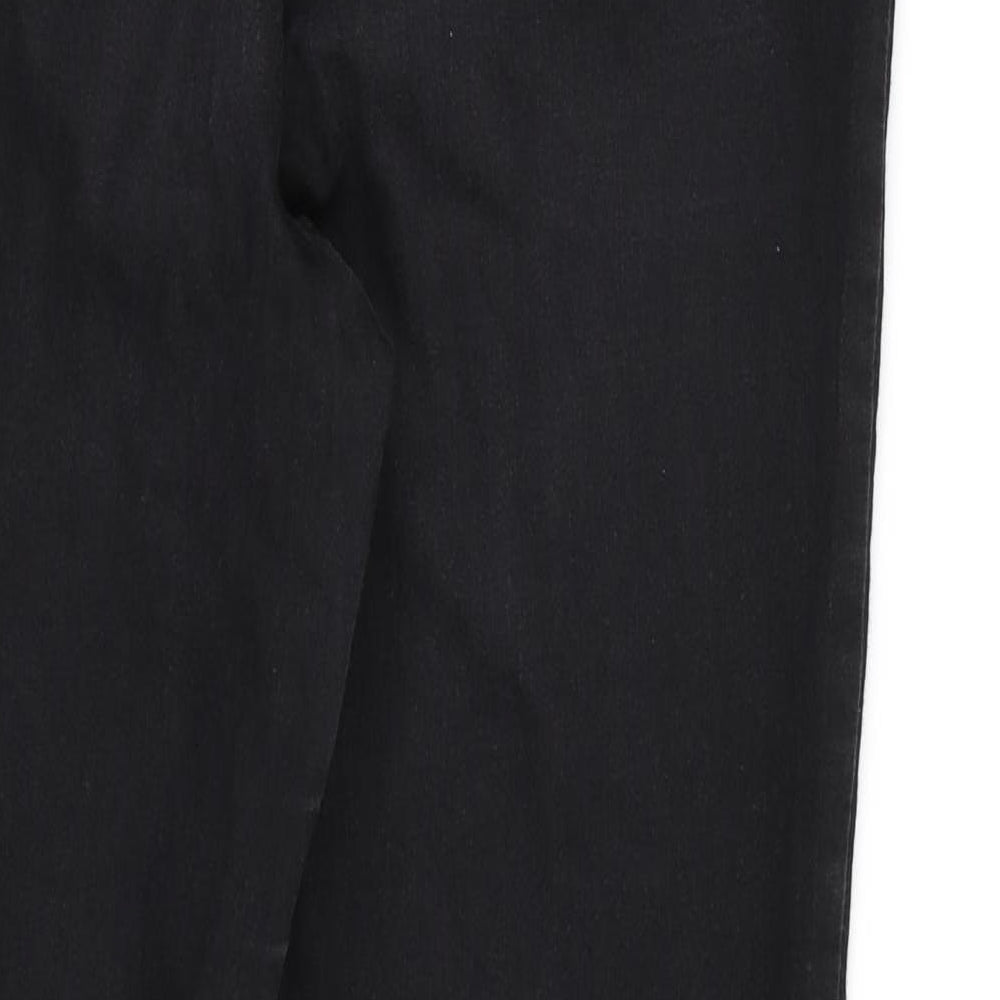 Papaya Womens Black  Denim Jegging Jeans Size 12 L28 in