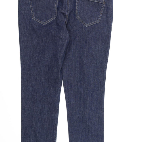 George Womens Blue  Denim Straight Jeans Size 10 L24 in