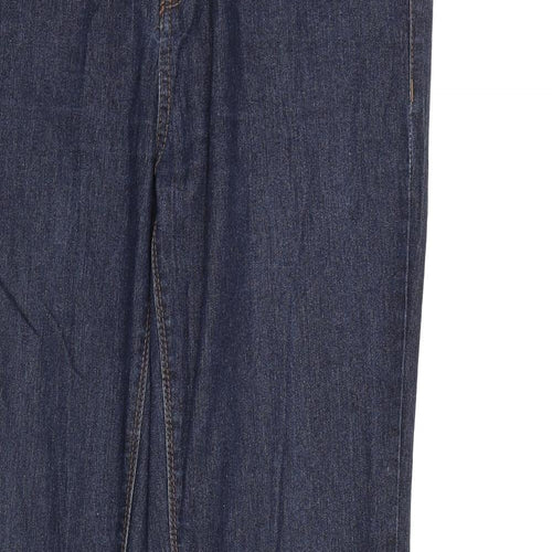 New Look Womens Blue  Denim Bootcut Jeans Size 14 L31 in