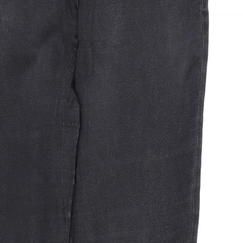 Papaya Womens Black  Denim Skinny Jeans Size 14 L27 in