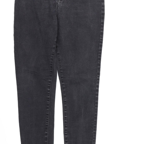 Denim CO. Womens Black  Denim Skinny Jeans Size 14 L28 in