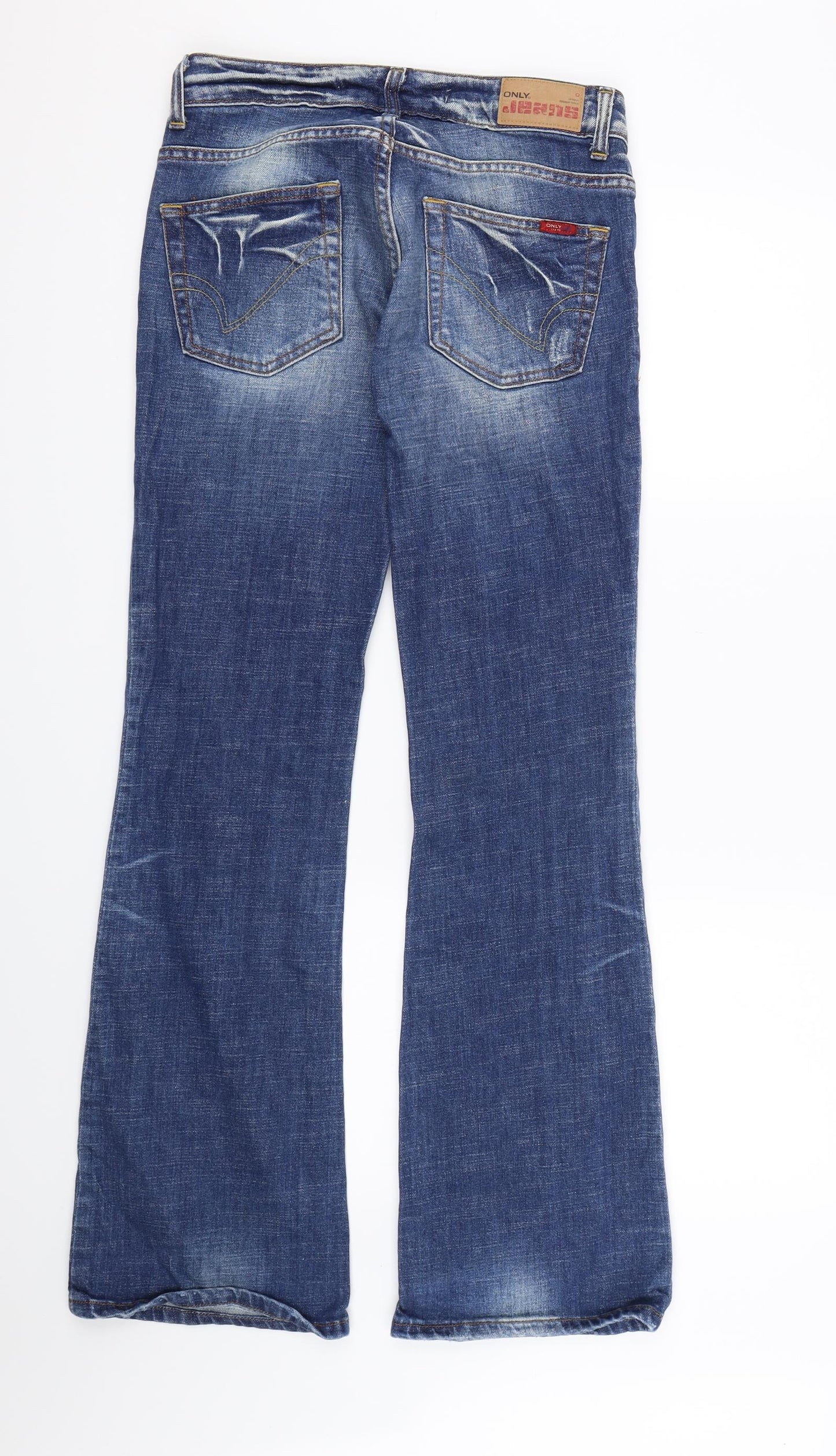 Only Jeans Mens Blue  Denim Bootcut Jeans  L34 in