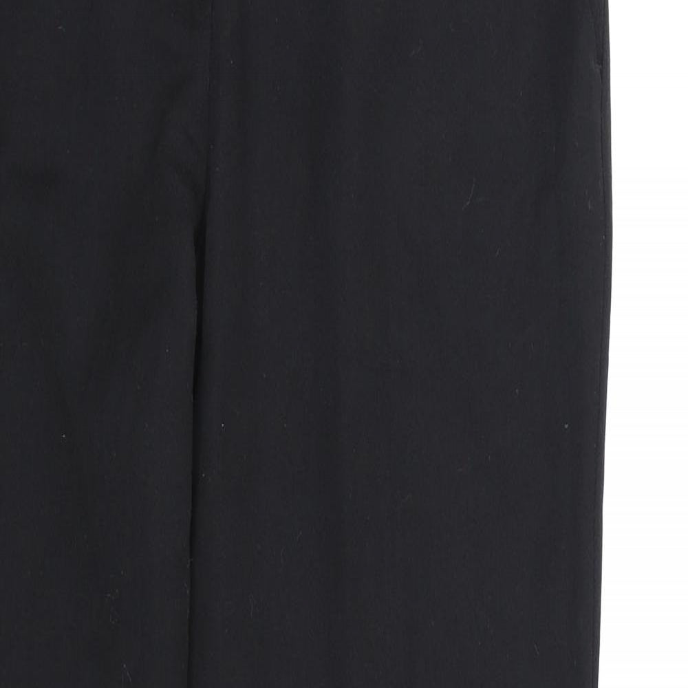 TU Womens Black  Rayon Dress Pants Trousers Size 12 L28 in