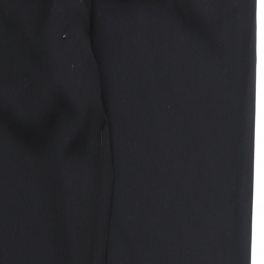 TU Womens Black  Rayon Dress Pants Trousers Size 12 L28 in