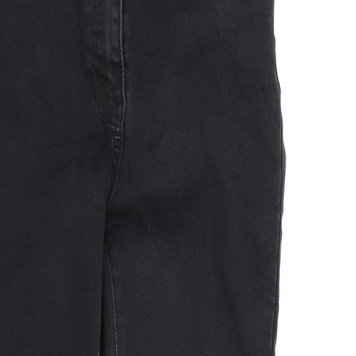 Nutmeg Womens Black  Denim Skinny Jeans Size 10 L24 in