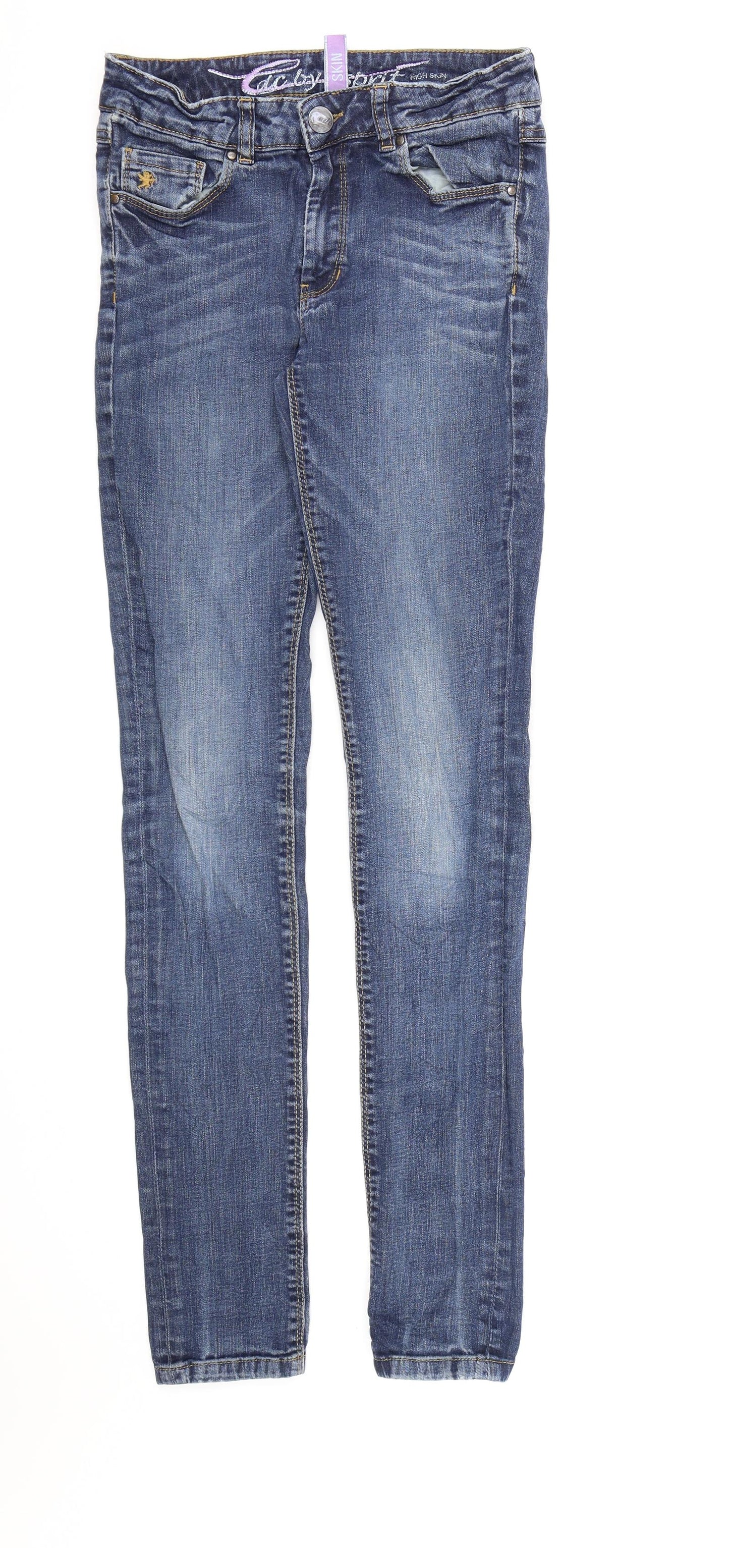 Espirit Womens Blue  Denim Straight Jeans  L32 in