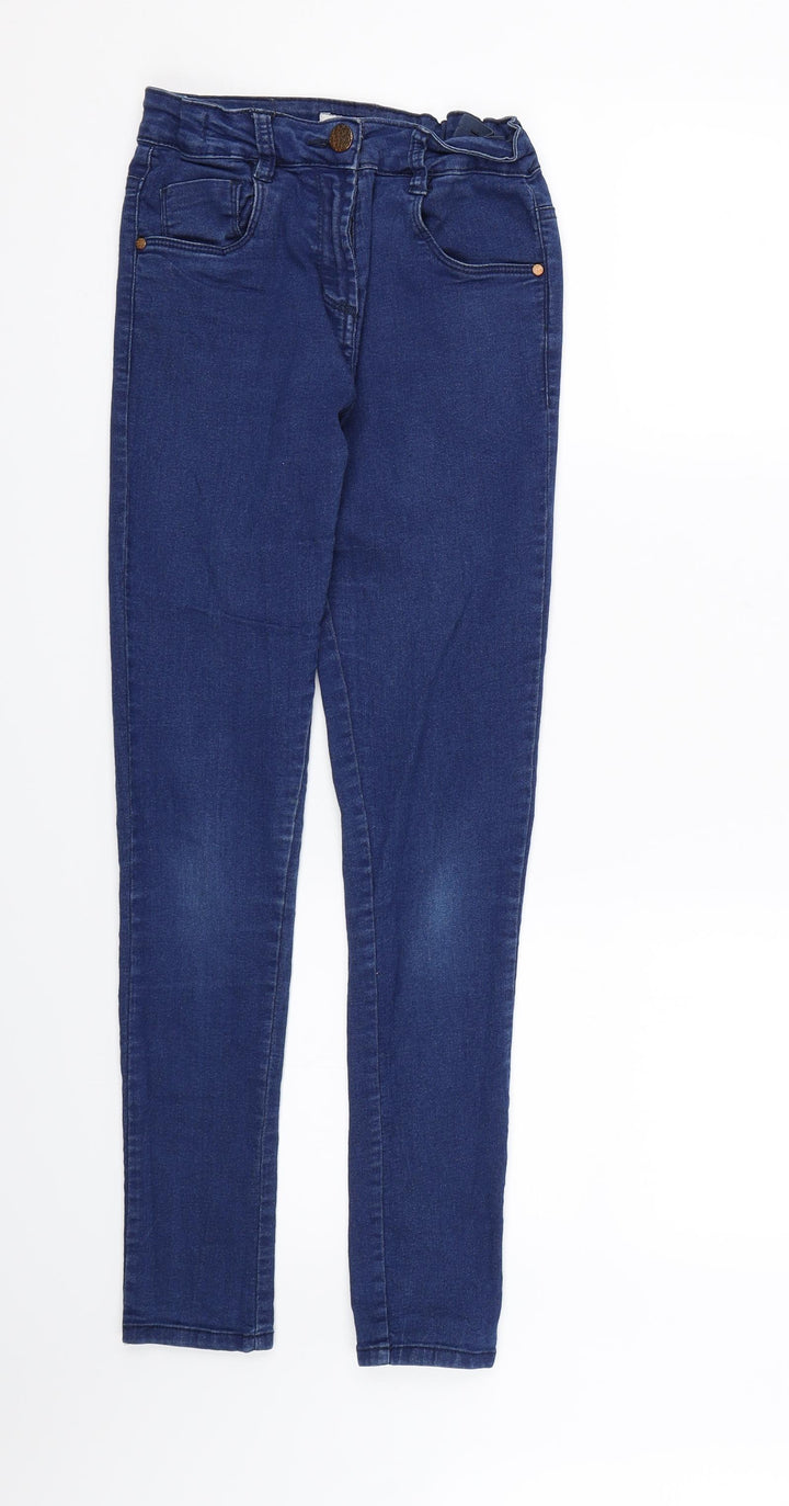 Matalan Girls Blue Denim Skinny Jeans Size 12 Years