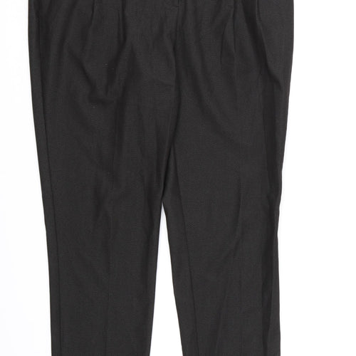 NEXT Womens Black  Rayon Dress Pants Trousers Size 12 L28 in