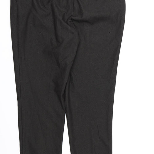 NEXT Womens Black  Rayon Dress Pants Trousers Size 12 L28 in