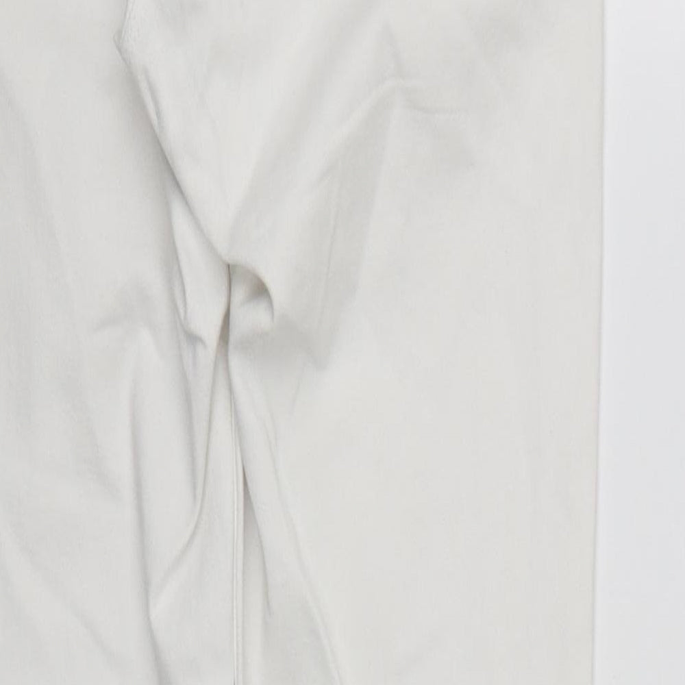 NEXT Womens White  Denim Skinny Jeans Size 14 L28 in