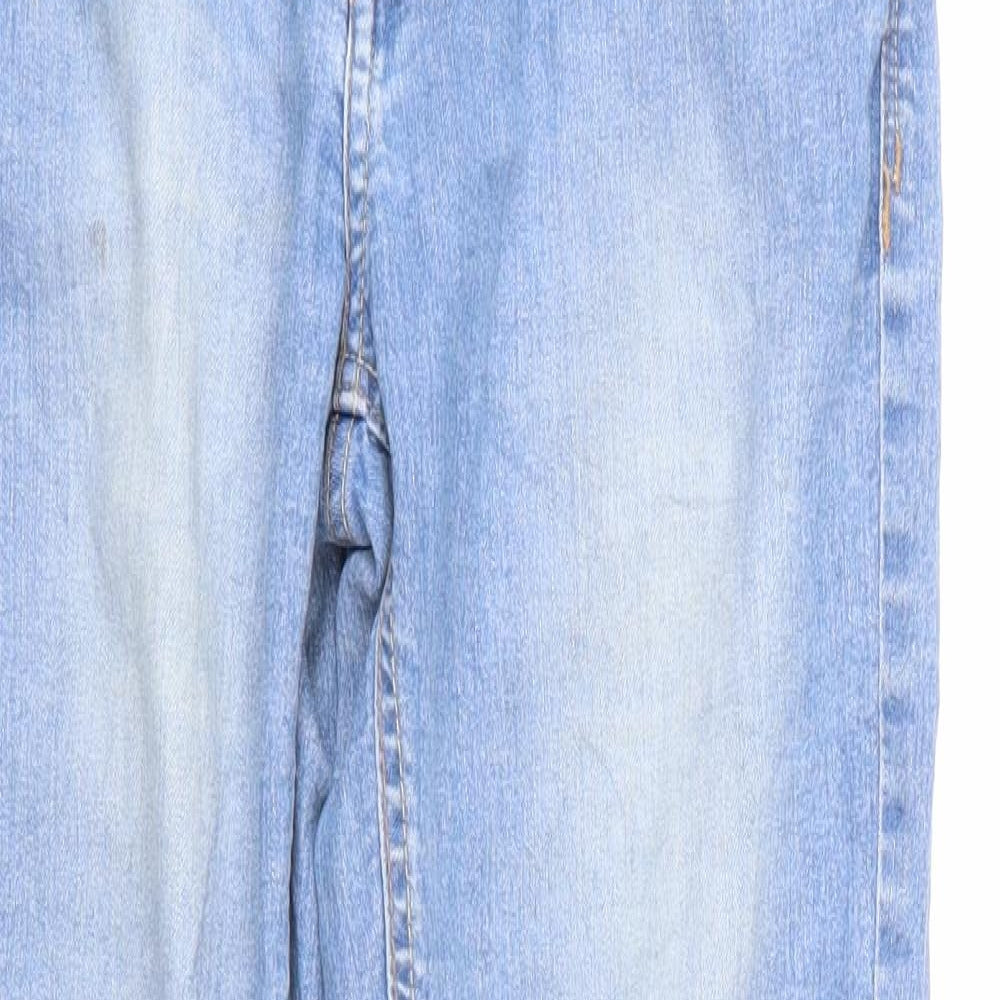 Peacocks Womens Blue  Denim Skinny Jeans Size 10 L30 in