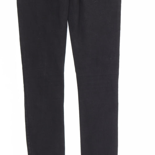 Denim & Co. Womens Black  Denim Skinny Jeans Size 10 L29 in