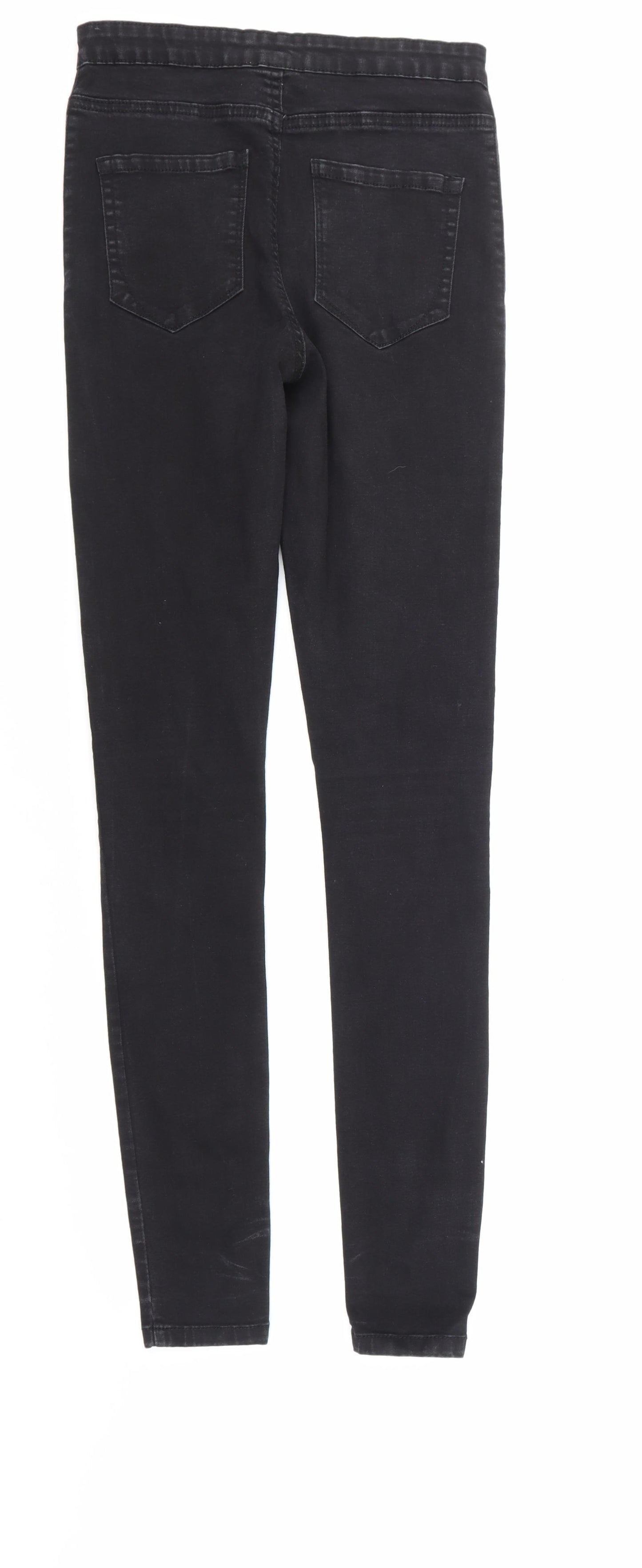Denim & Co. Womens Black  Denim Skinny Jeans Size 10 L29 in