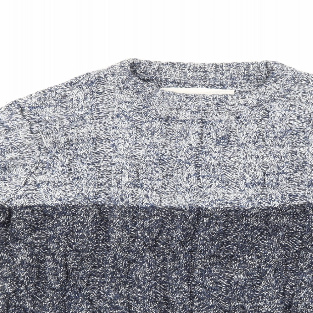 Superdry Mens Multicoloured Striped  Pullover Jumper Size L