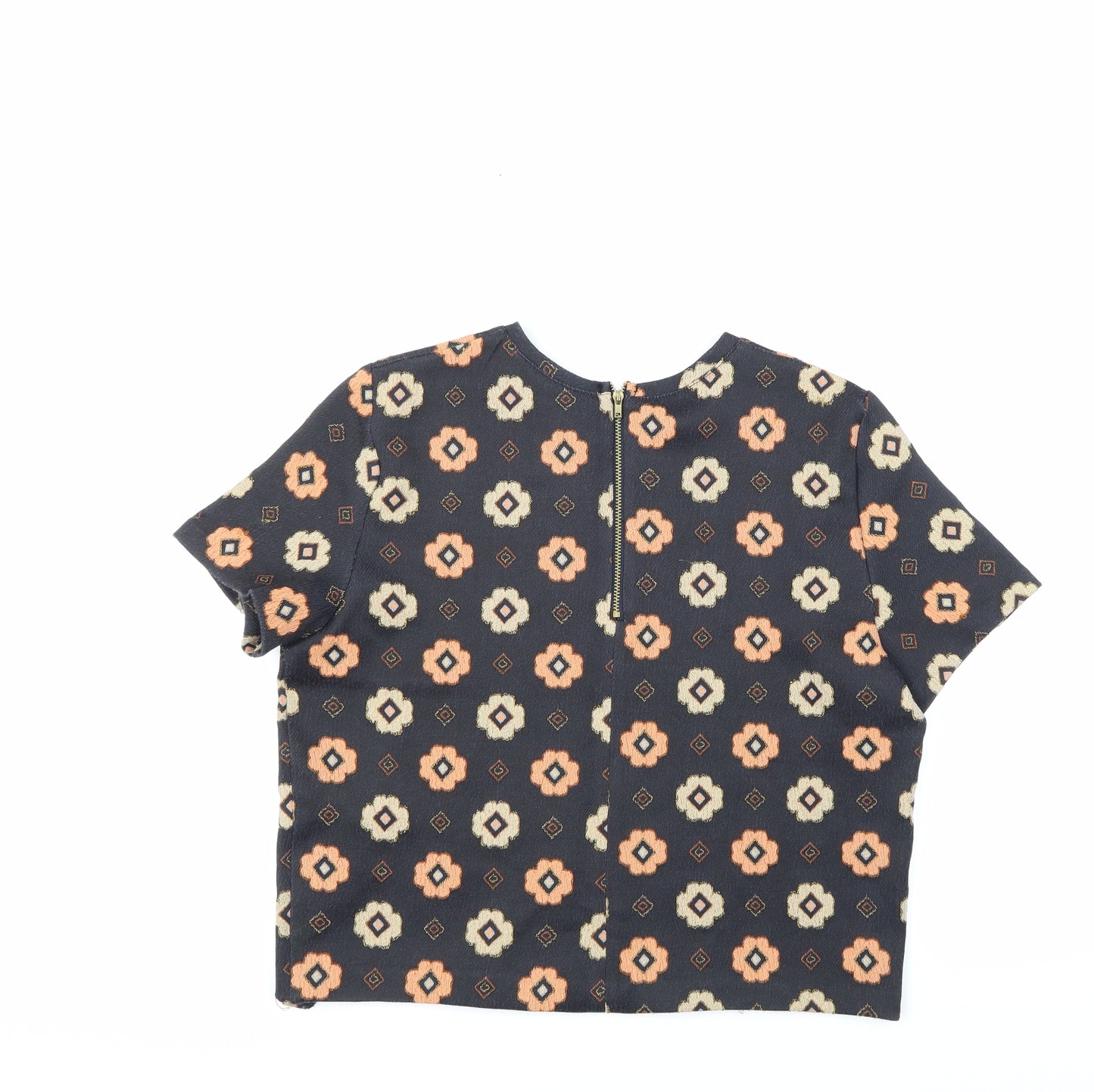 Miss Selfridge Womens Multicoloured Polka Dot  Basic Blouse Size 14
