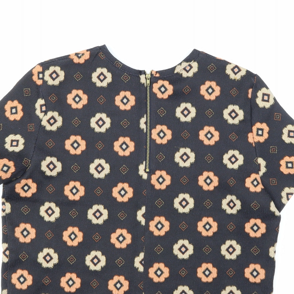 Miss Selfridge Womens Multicoloured Polka Dot  Basic Blouse Size 14