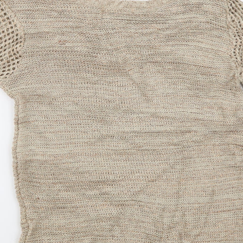 Peacocks Womens Gold   Pullover Jumper Size 8