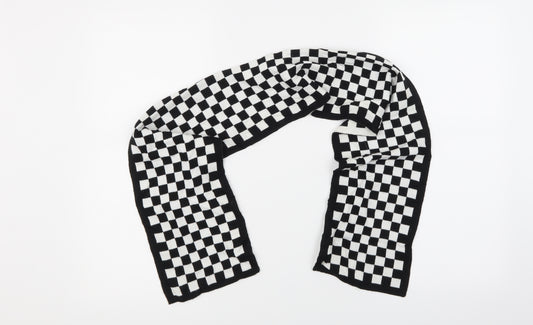Front view of Preworn unisex multicoloured plaids & checks scarf one size