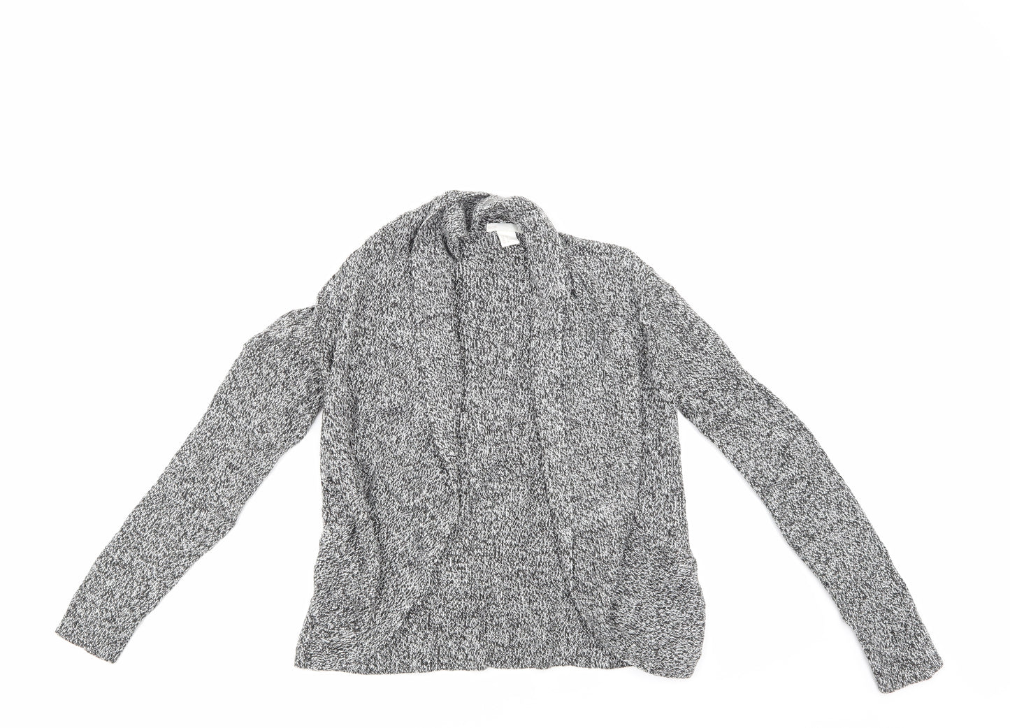 H&M Womens Grey   Cardigan Jumper Size M