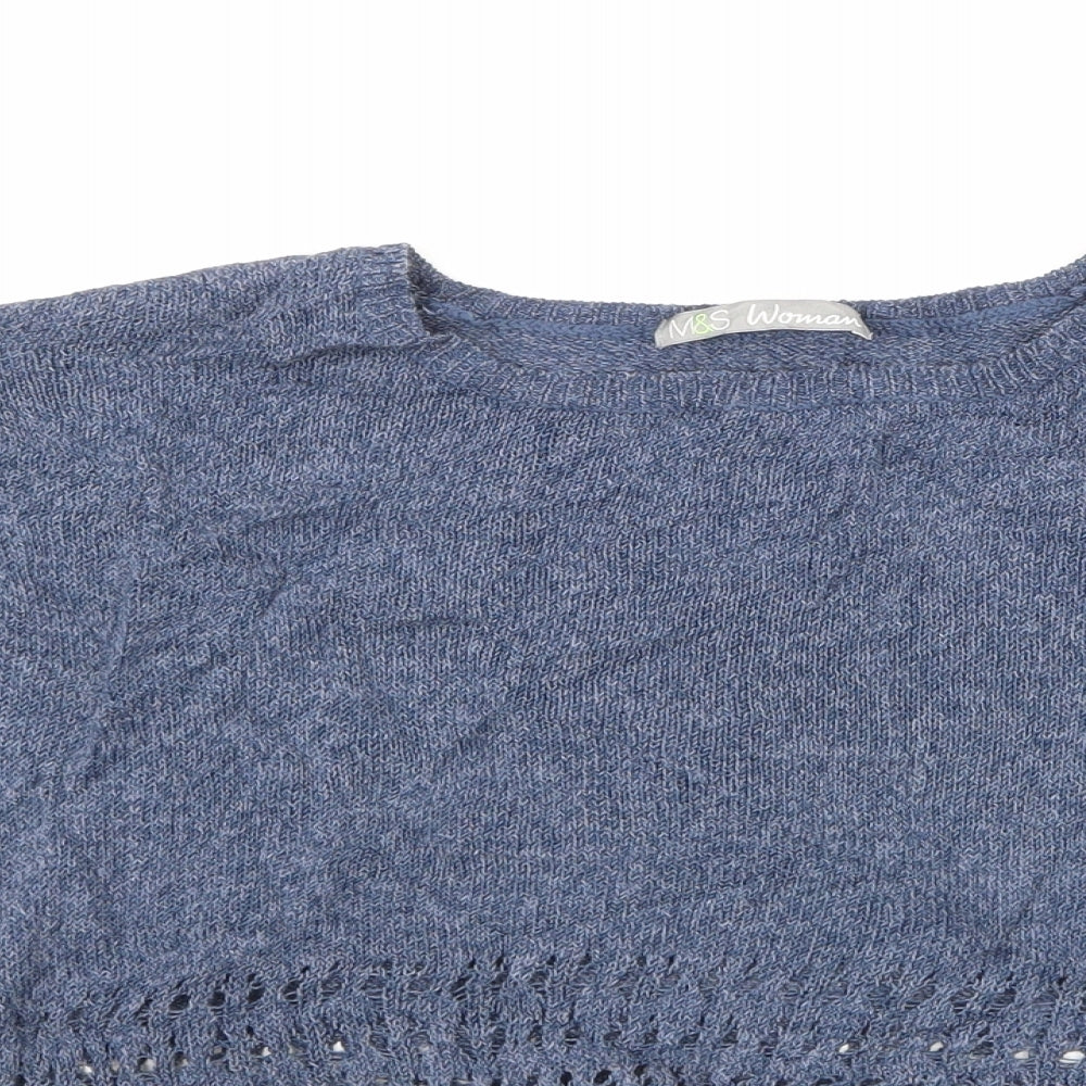 M&S Womens Blue   Basic Tank