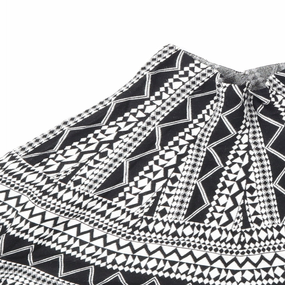 Atmosphere Womens Multicoloured Geometric  Flare Skirt Size 12