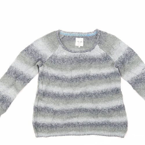 Faithful & True Womens Multicoloured Striped  Pullover Jumper Size 10