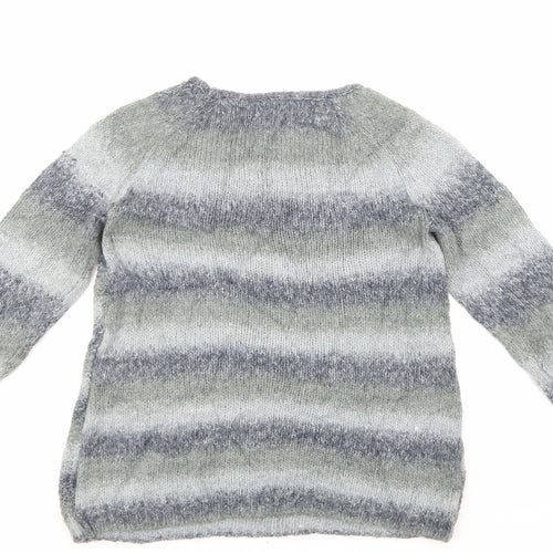 Faithful & True Womens Multicoloured Striped  Pullover Jumper Size 10