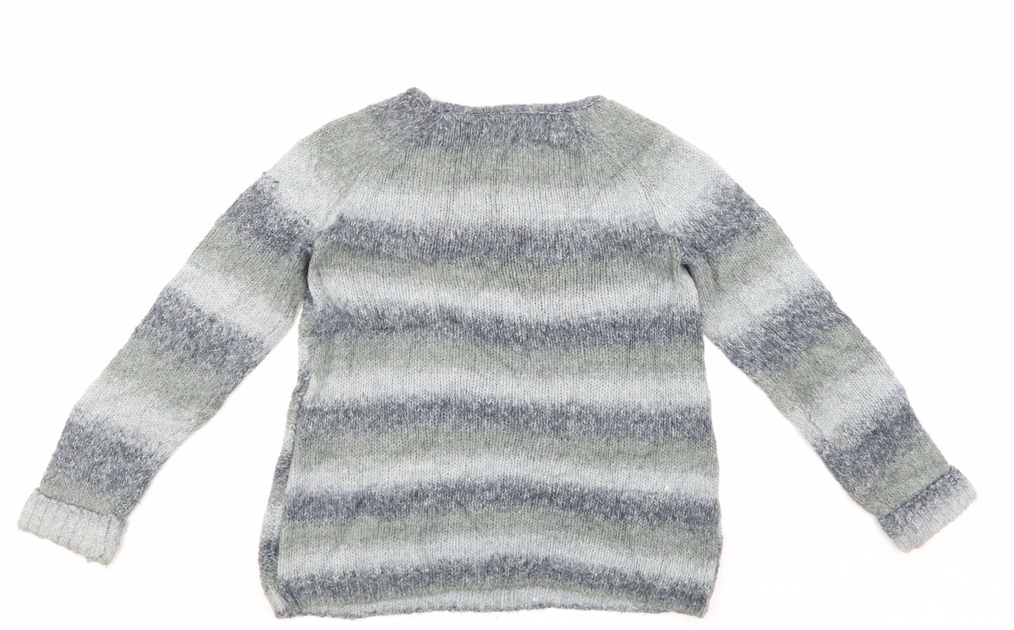 Faithful & True Womens Multicoloured Striped  Pullover Jumper Size 10