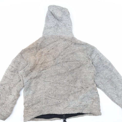 Gringo Mens Ivory   Full Zip Hoodie Size XL