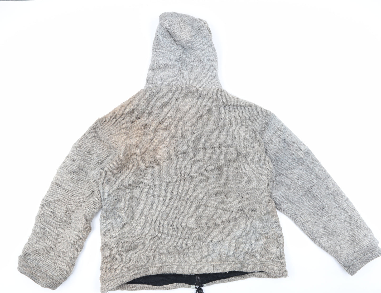 Gringo Mens Ivory   Full Zip Hoodie Size XL