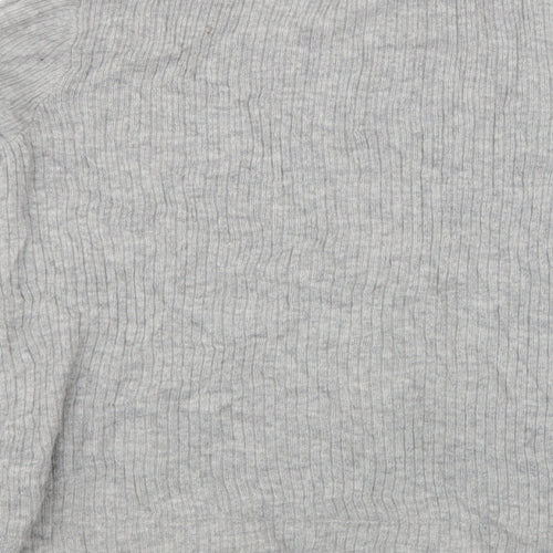 TOP SHOP Womens Grey   Pullover Jumper Size 10