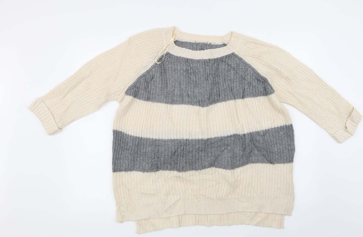 Preworn Womens Multicoloured Striped  Pullover Jumper