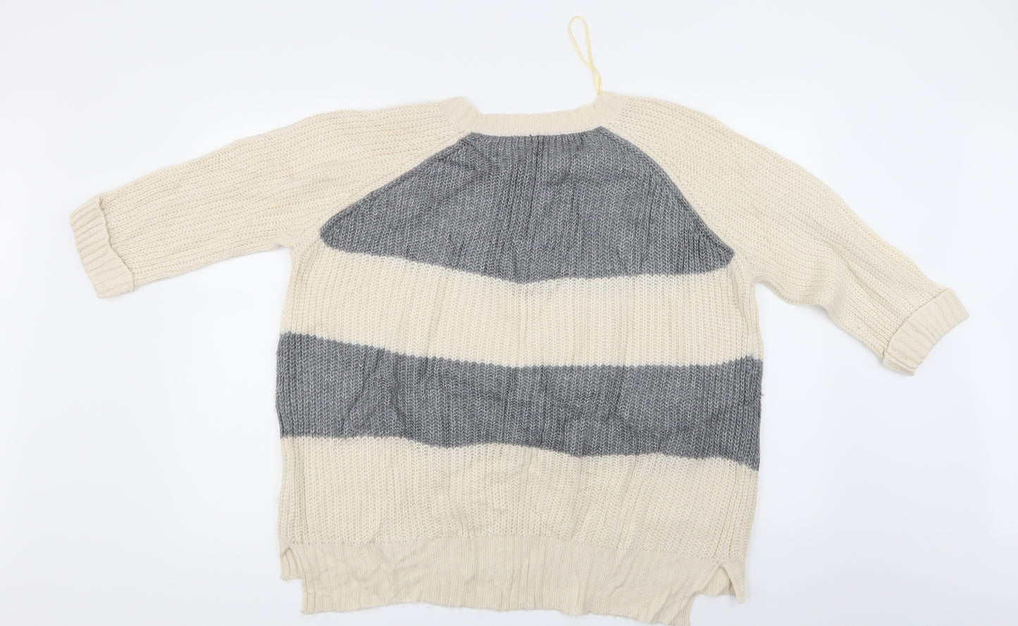 Preworn Womens Multicoloured Striped  Pullover Jumper