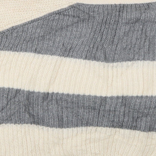 Preworn Womens Multicoloured Striped  Pullover Jumper