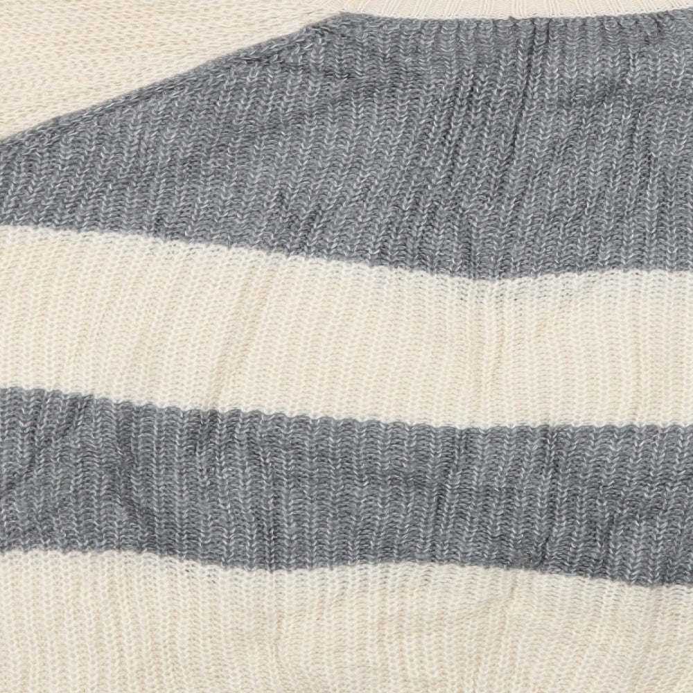 Preworn Womens Multicoloured Striped  Pullover Jumper