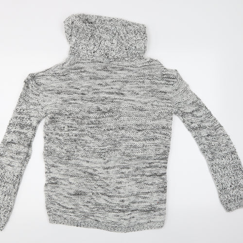 M&Co Womens Grey   Pullover Jumper Size M