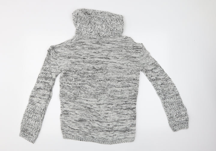 M&Co Womens Grey Pullover Jumper Size M