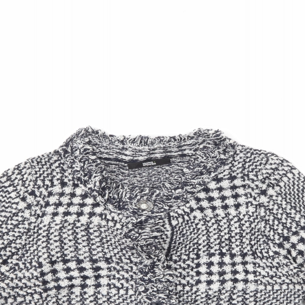 Marks and Spencer Womens Multicoloured   Cardigan Jumper Size 10