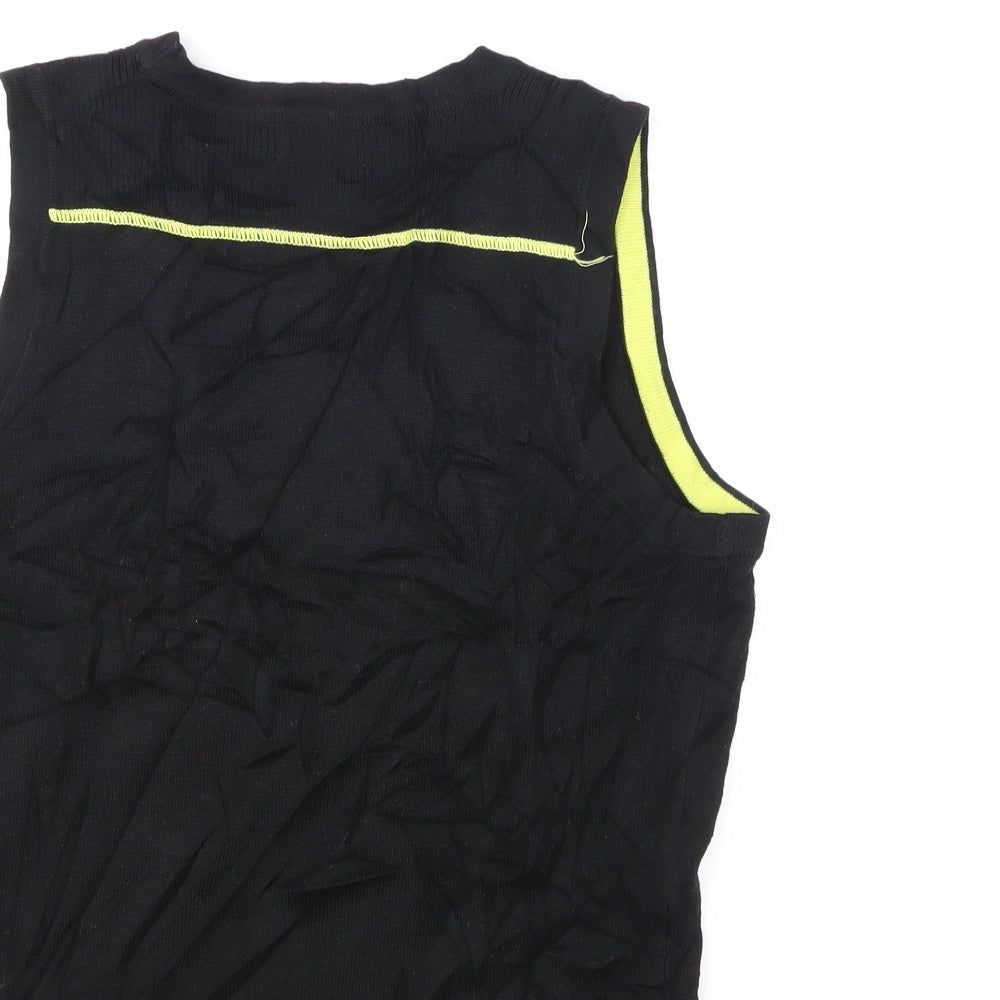 Green Lamb Mens Black    T-Shirt Size M  - Tank Top