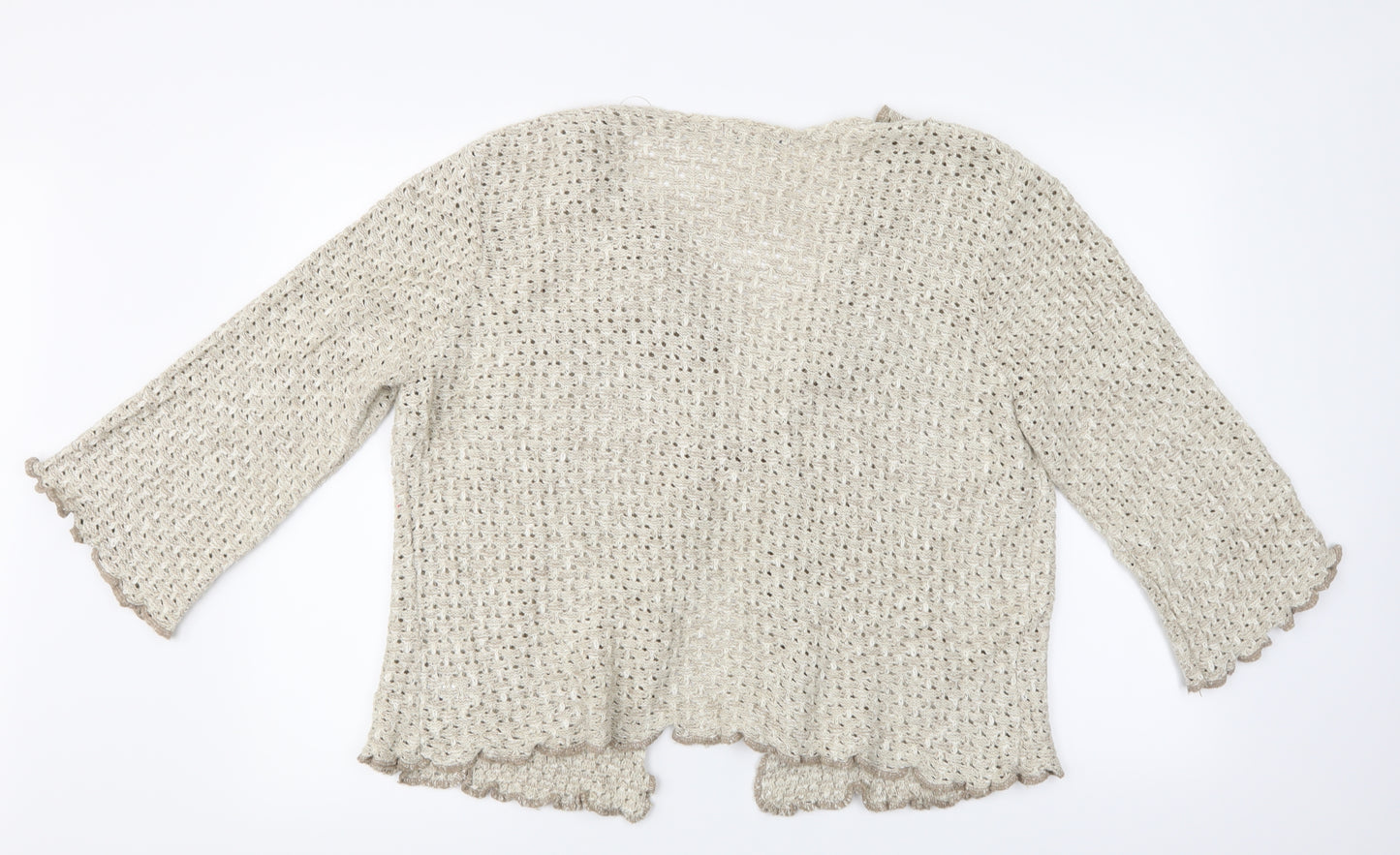 M&Co Womens Ivory   Cardigan Jumper Size 2XL