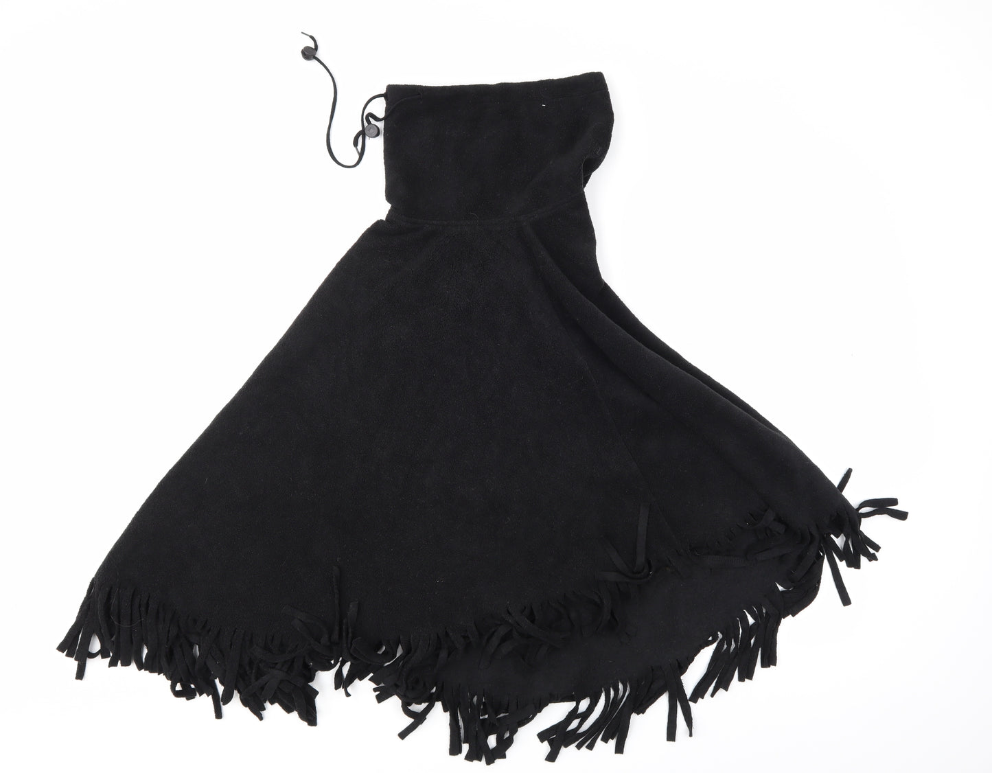 Preworn Womens Black   Wrap  One Size  - Poncho