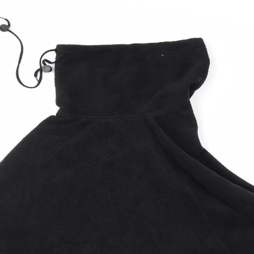 Preworn Womens Black   Wrap  One Size  - Poncho