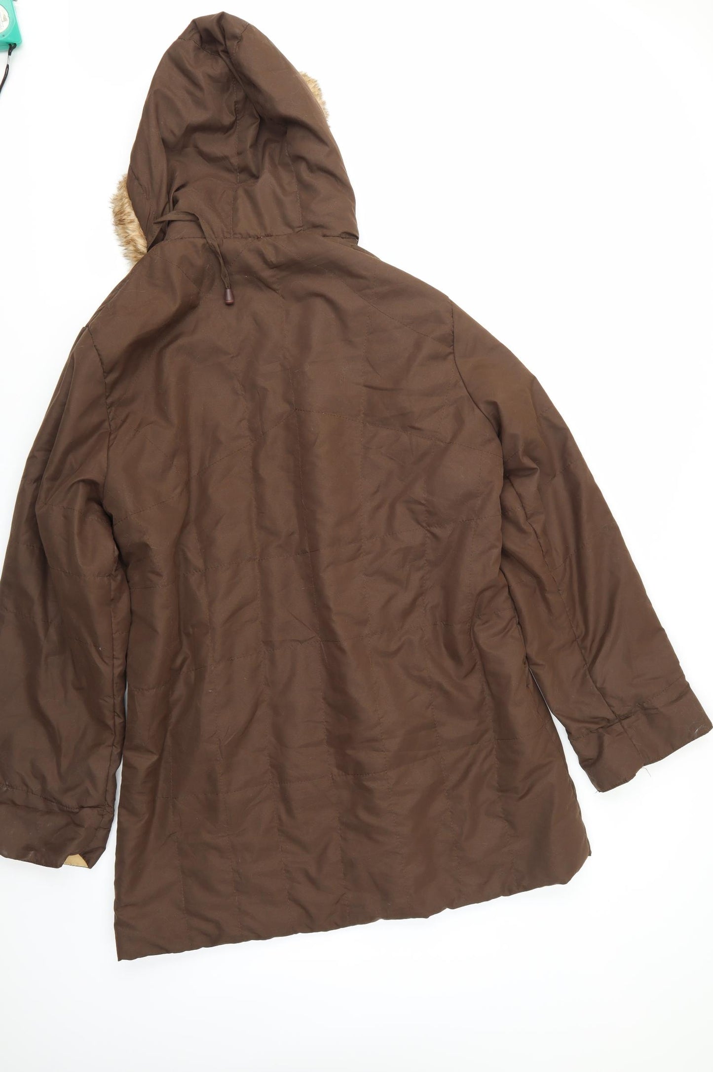 Preworn Womens Brown   Parka Coat