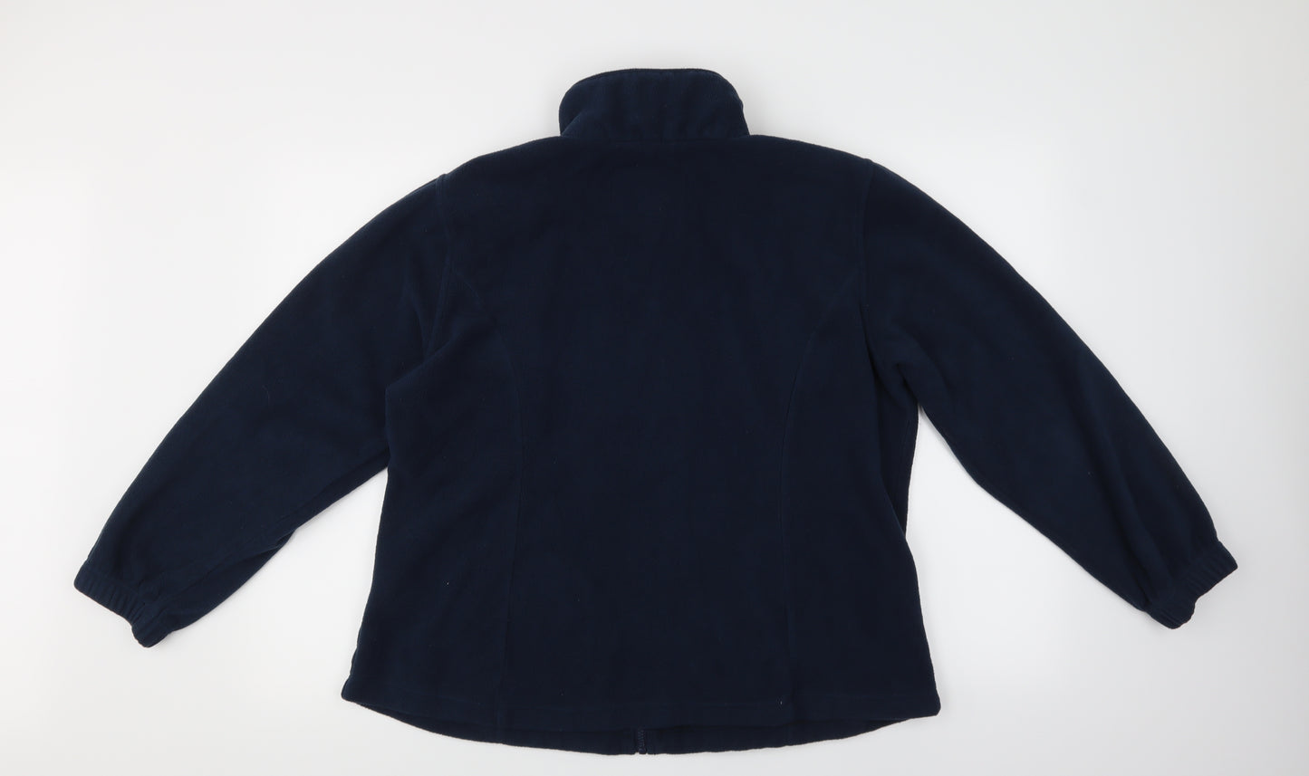 BPC Womens Blue   Windbreaker Coatigan Size 18