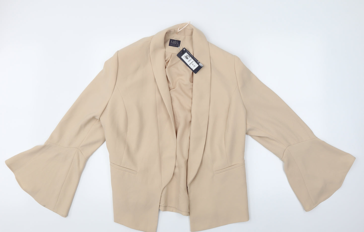 M&S Womens Ivory   Jacket Suit Jacket Size 20