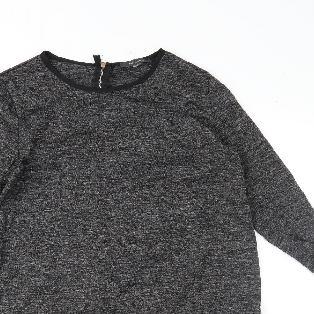 Primark Womens Grey   Tunic Jumper Size M