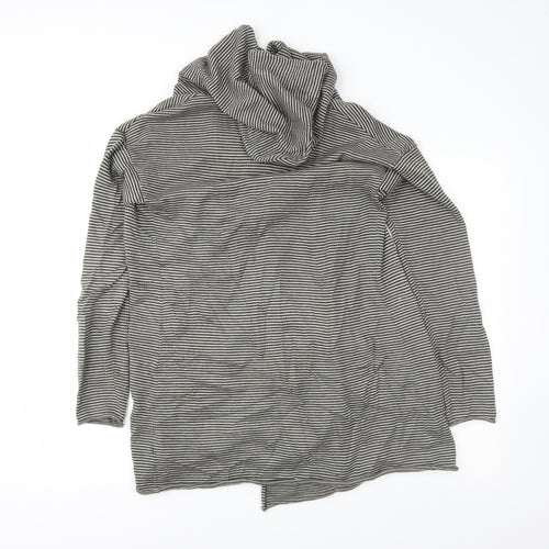 Gap Womens Grey Striped  Wrap Jumper Size XS