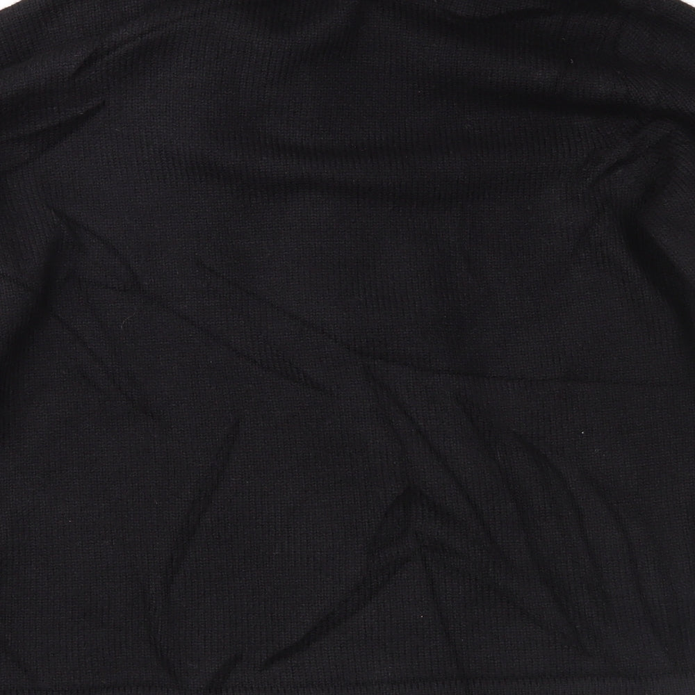 Croft & Barrow Womens Black   Full Zip Jumper Size M